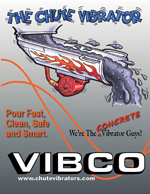 VIBCO Concrete Chute Vibrator Catalog Cover
